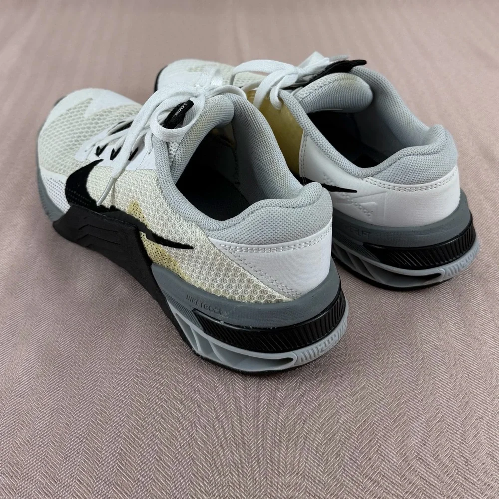 Nike Metcon 7‎ CrossFit Cross Training Gym Shoes, White/Black CZ8281-100